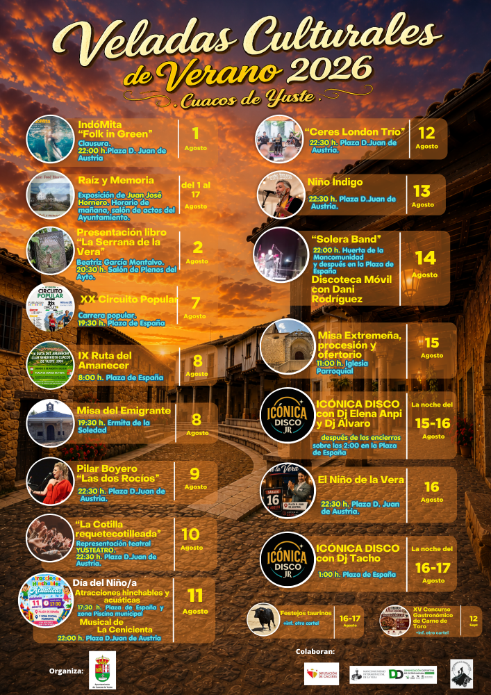 Imagen Veladas Culturales de Verano 2026